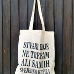 Platnena torba stvari