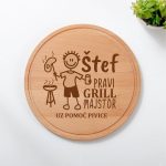 Okrugla daska grill majstor