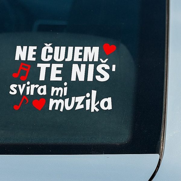 Naljepnica muzika