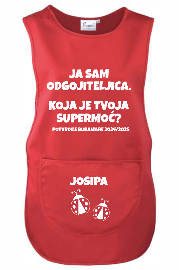 Pregača za odgojiteljice dizajna po želji - Slika 2
