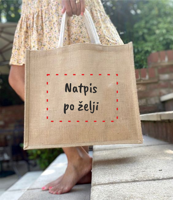 Juta ceker - natpis po želji