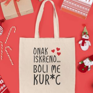 Platnena torba iskreno