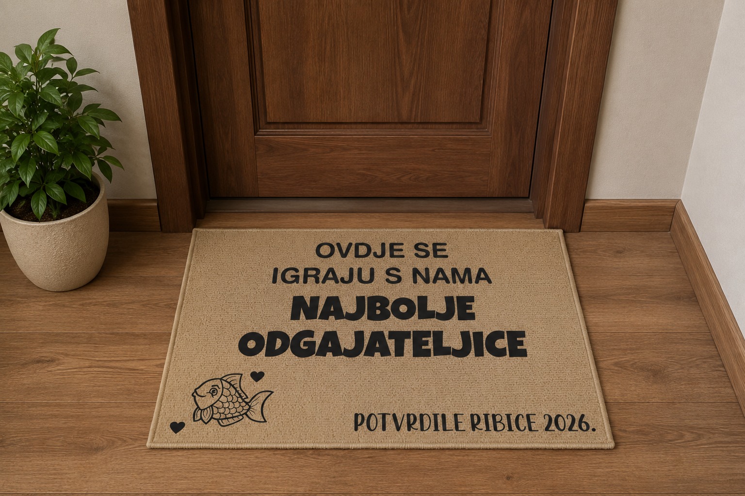 Tekstilni otirač vrtić/posveta